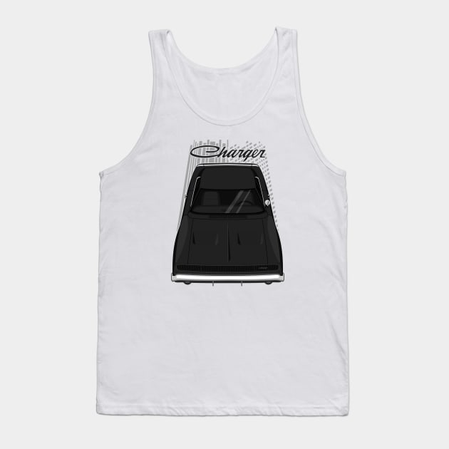 Dodge Charger 1968 - Black Tank Top by V8social